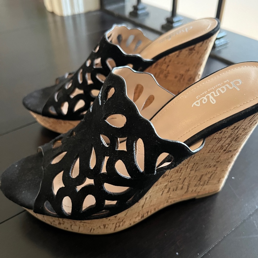 Charles by Charles David wedge sandals.